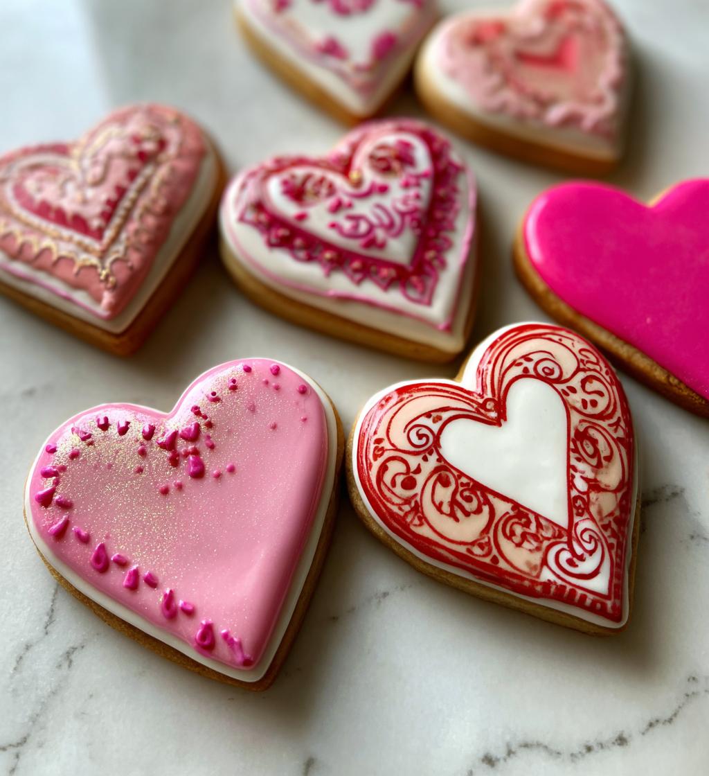 valentines cookies royal icing