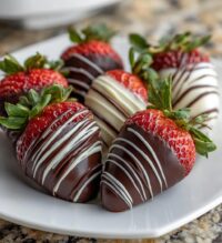 valentines covered strawberries