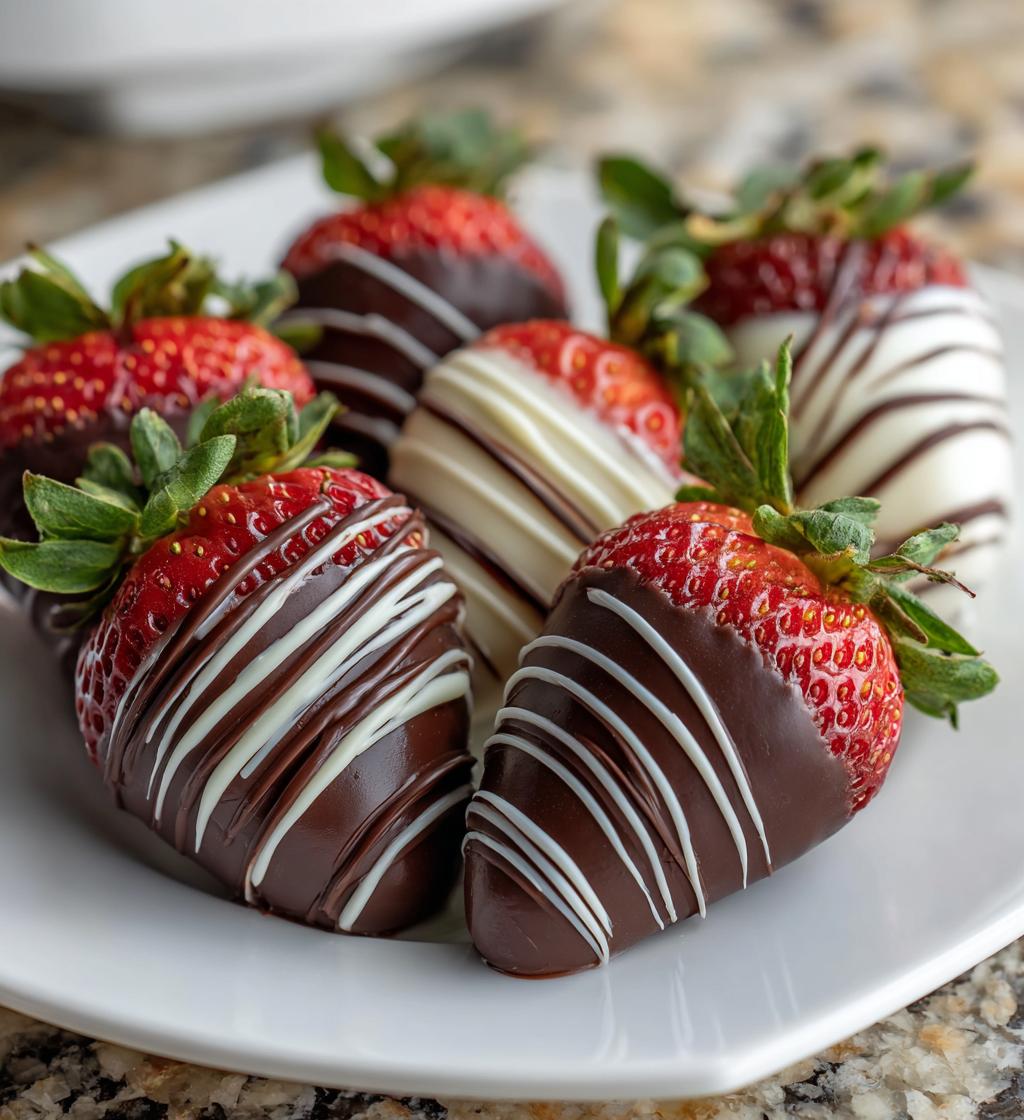 valentines covered strawberries