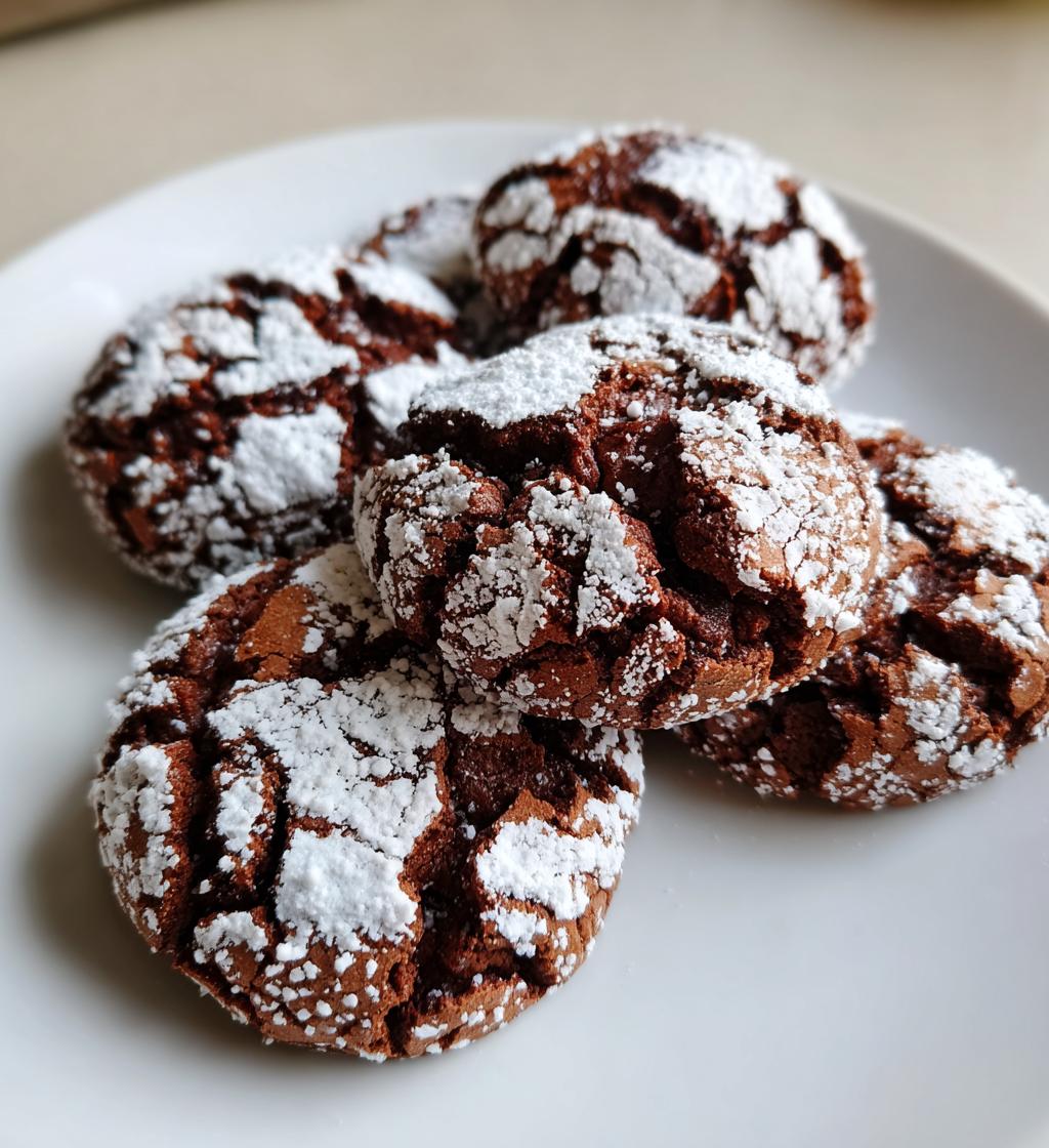 valentines crinkle cookies