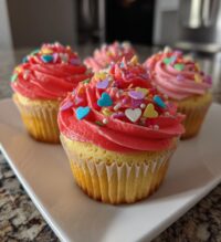 valentines cupcake design