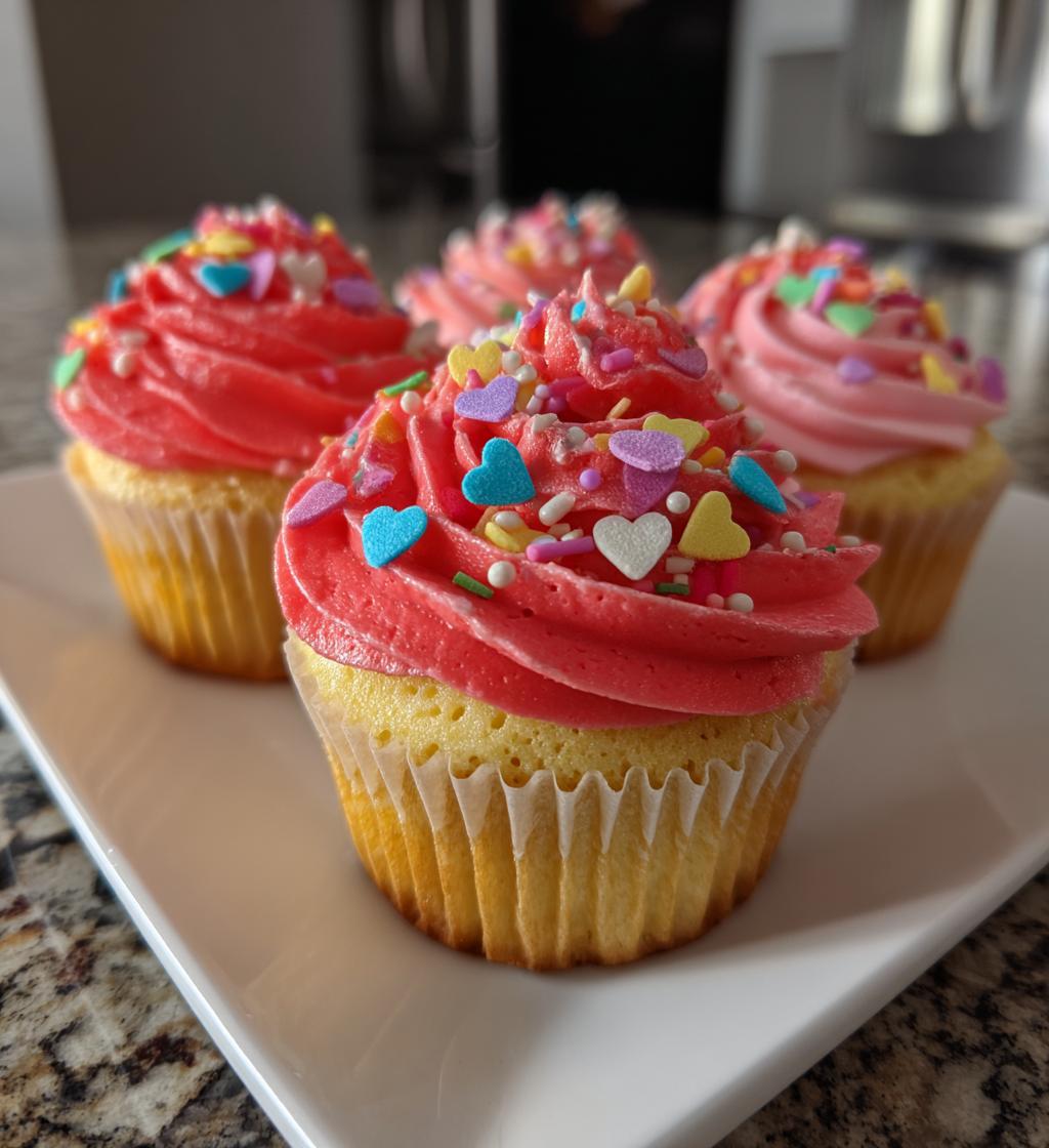 valentines cupcake design