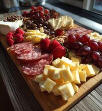 valentines day charcuterie board