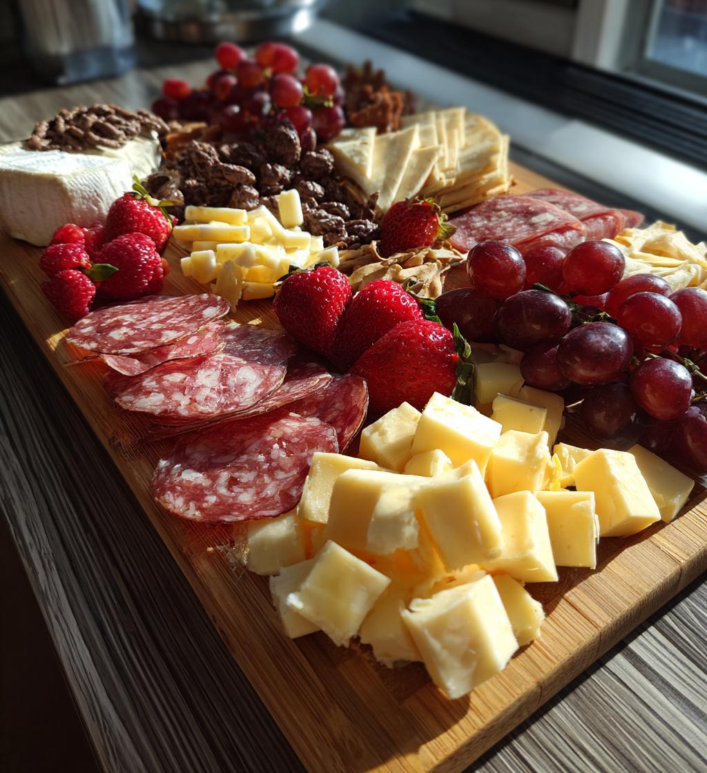 valentines day charcuterie board