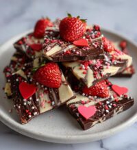 valentines day chocolate bark