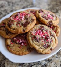 valentines day chocolate chip cookies