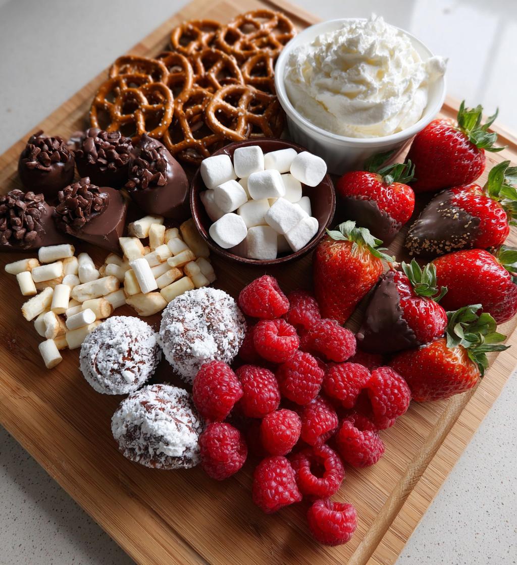 valentines day dessert charcuterie board