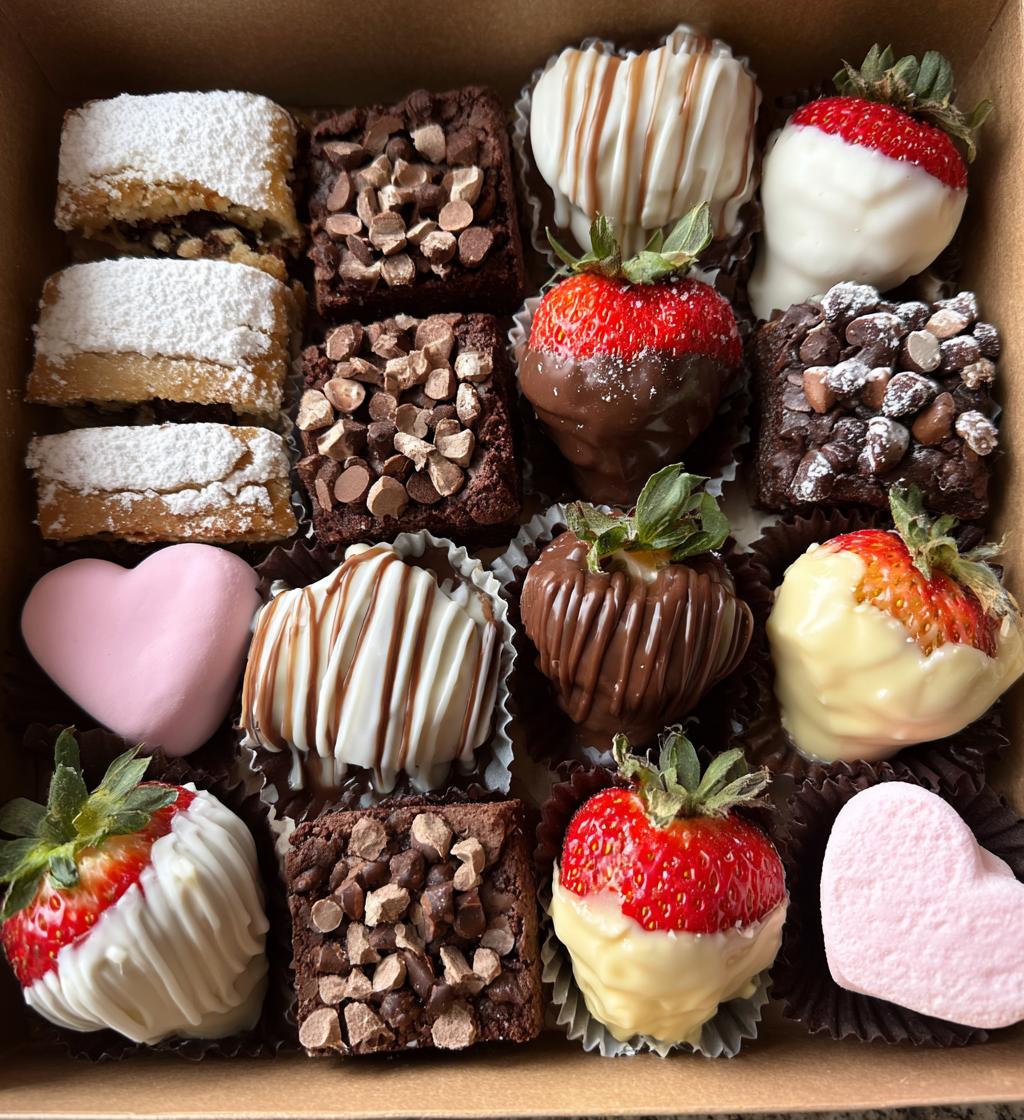 valentines day dessert gift box ideas