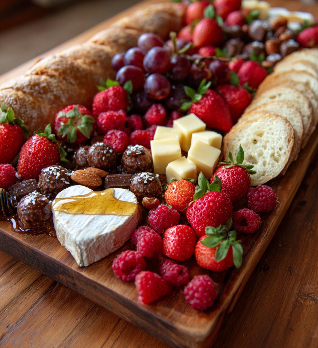 valentines day food board