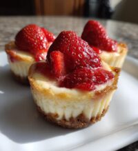 valentines day mini cheesecake