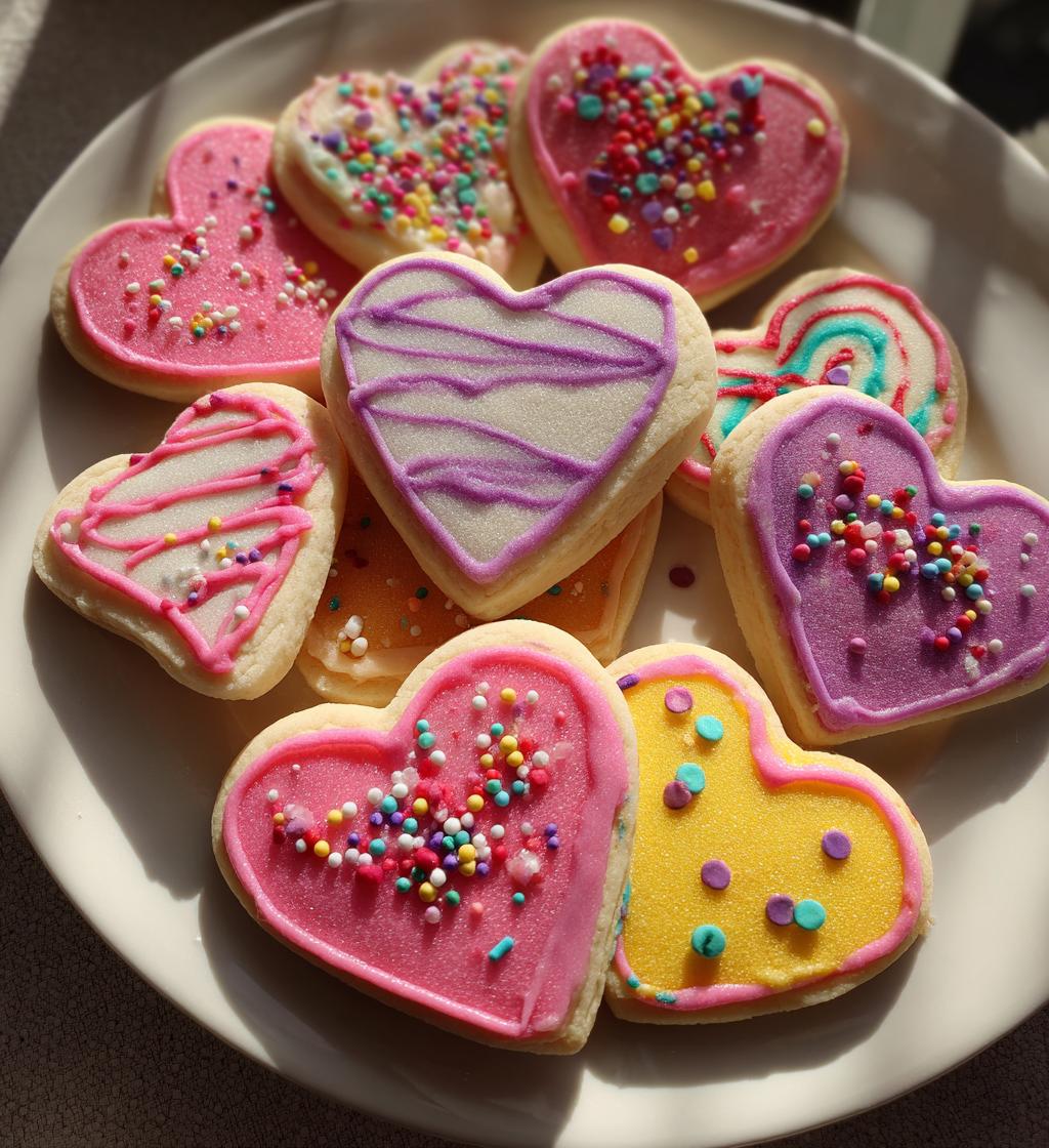 valentines day sugar cookies