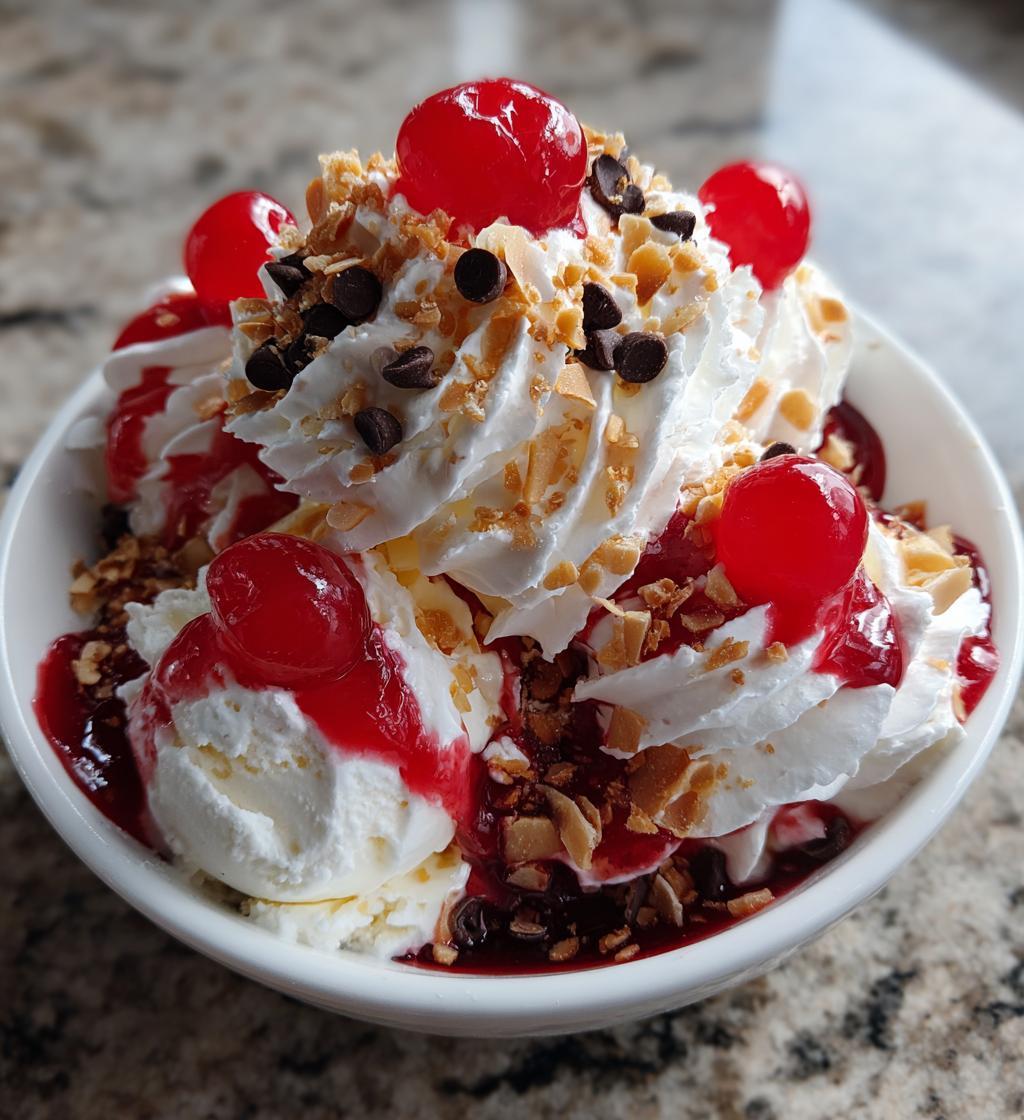 valentines day sundae